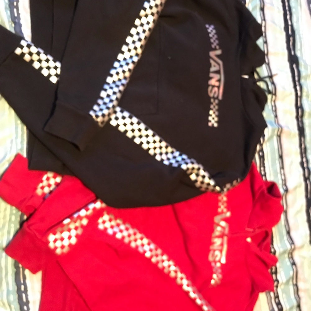 Vans crop hoodies